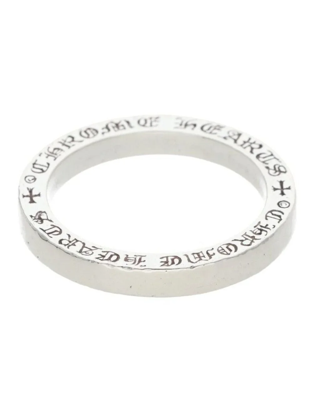 Chrome Hearts Spacer Pln Plain Silver Ring